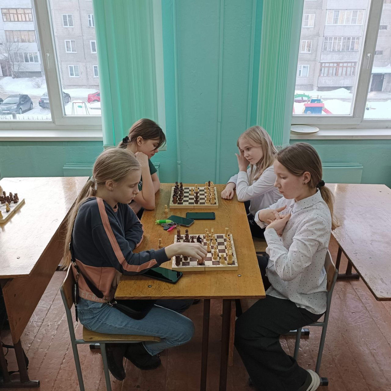 Первенство школы по шахматам.